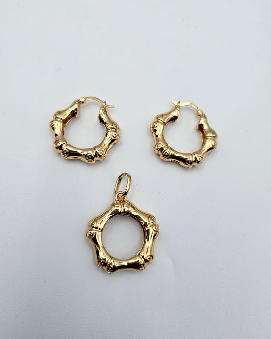 DA 627 EARRING AND PENDANT