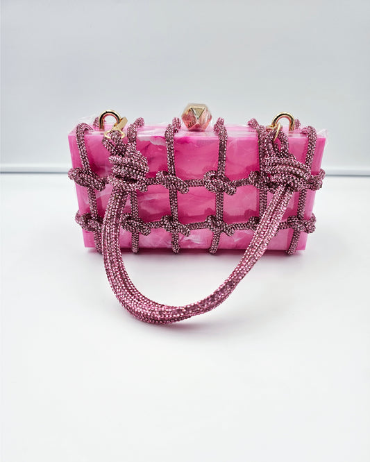 PINK CLUTCH PURSES