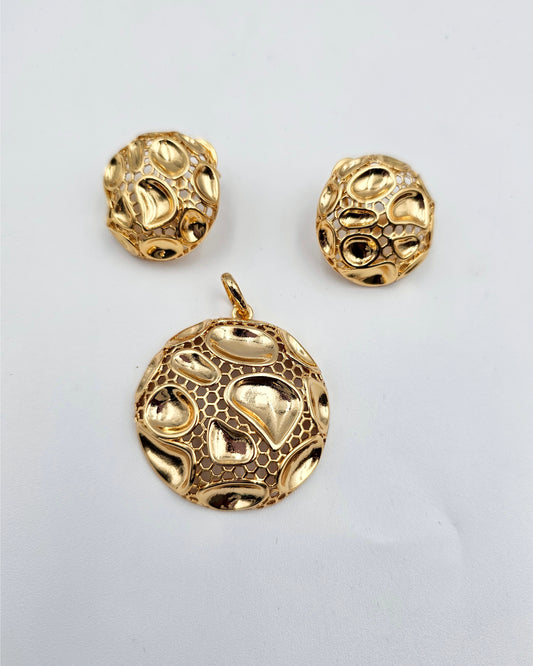 DA 769 EARRING AND PENDANT