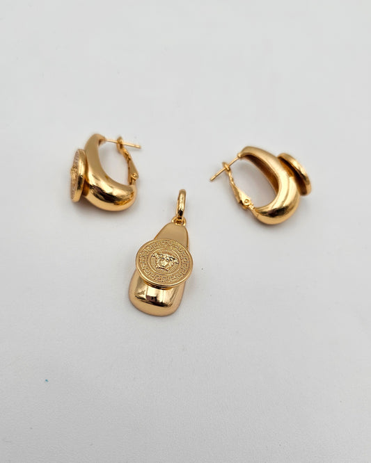 DA 908 EARRING AND PENDANT