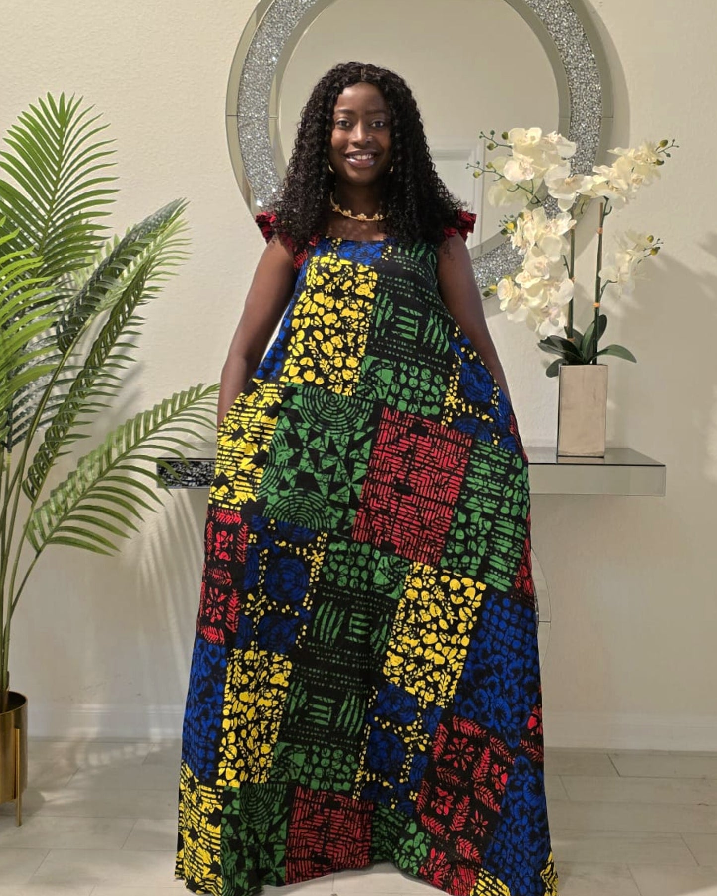 ANKARA FLARE DRESS