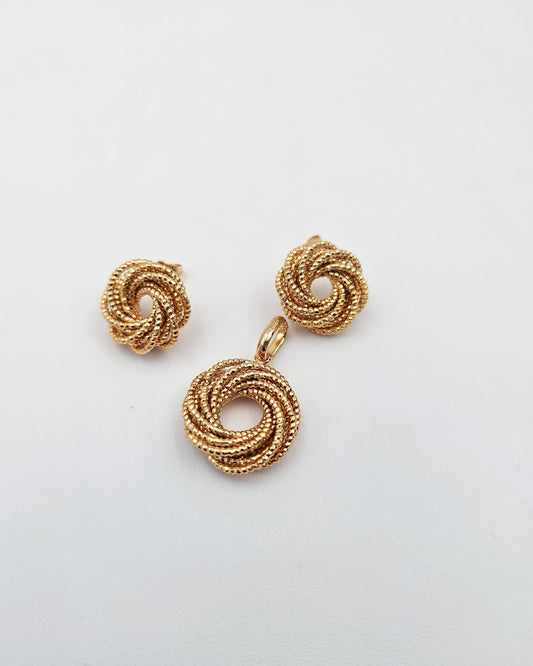 DA 683 EARRING AND PENDANT