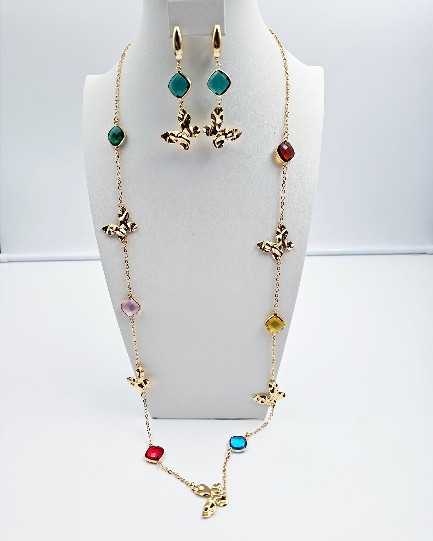 DA 081 MULTICOLOR LONG NECKLACE